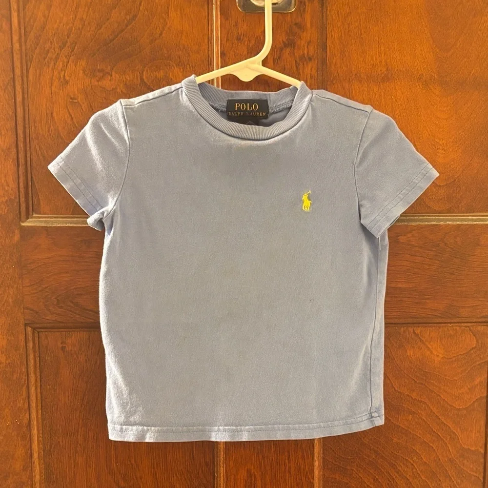 Like New Polo by Ralph Lauren Kids 18mo Light Blue SS Tee